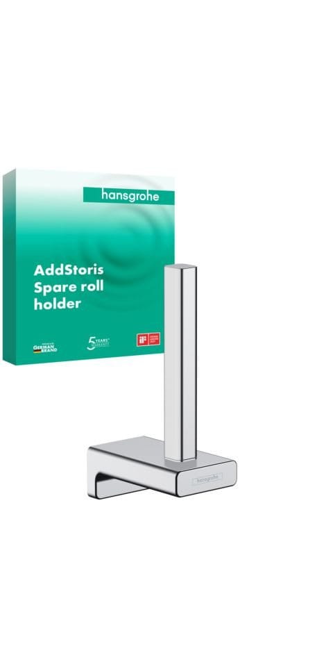 Hansgrohe AddStoris - Ersatzpapierrollenhalter, verchromt 41756000