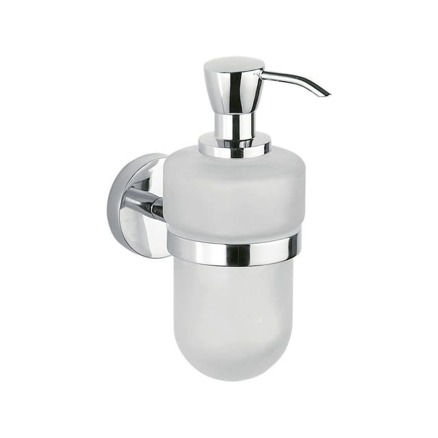 Inda - Wandseifenspender Forum Chrom glänzend/Satinglas 250 ml