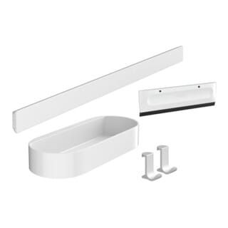 WallStoris Zubehörset für die Dusche mattweiß 27967700 - Hansgrohe