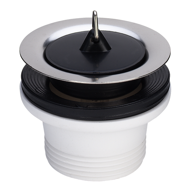 Viega - Spültisch-Ventil 7432 102678 1 1/2 Zollx70 m Haken Hoehe 40 mm Kunststoff