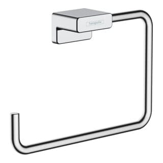 hansgrohe AddStoris Handtuchring 41754000 Wandmontage, Metall, chrom
