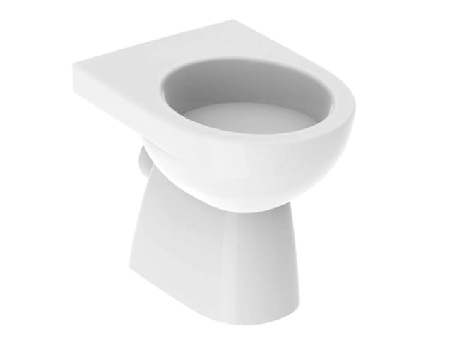 Stand-WC weiß glänzend - Geberit Selnova - Senza coprivaso