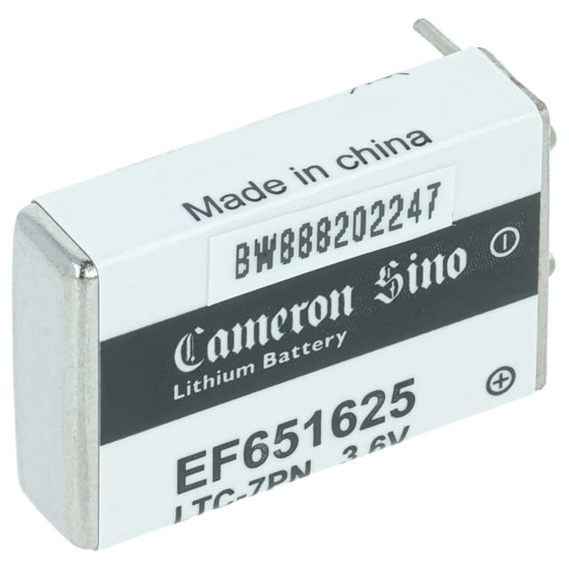 vhbw EF651625 Spezial-Batterie - Primärbatterie mit Lötpins (750mAh, 3,6V, Li-SOCl2)