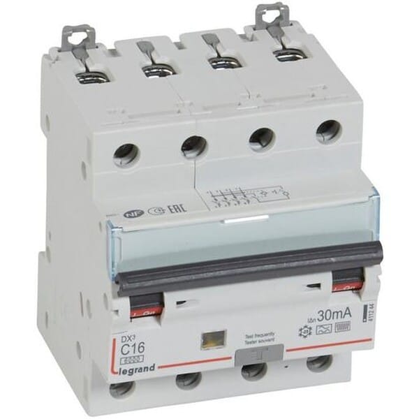 Legrand DX3 FILS C16 4P 6KA 30MA A-HPI (411244)