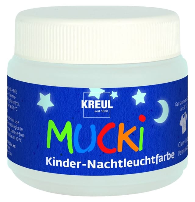 Mucki Nachtleuchtfarbe 150 ml Kinderbasteln - Kreul