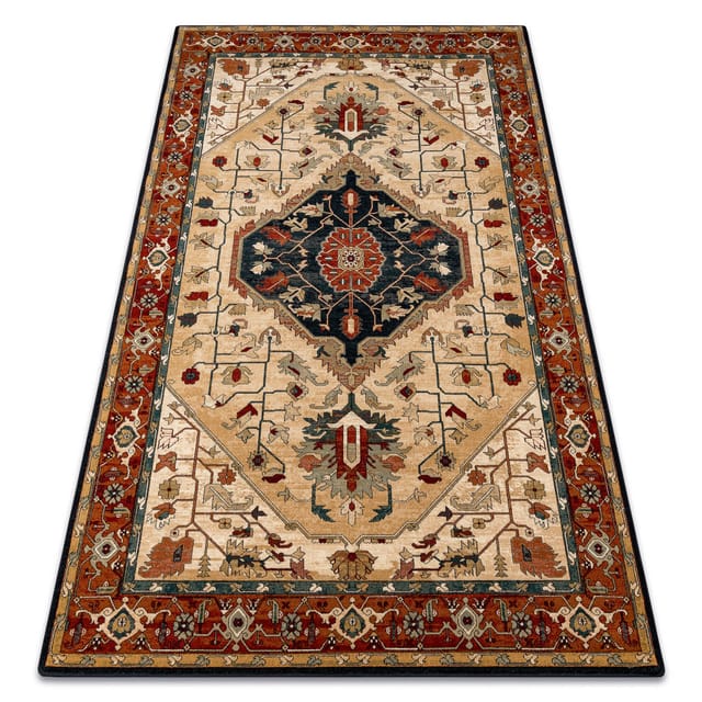 Rugsx - Wollteppich polonia serapi leuchtend rubin red 170x235 cm