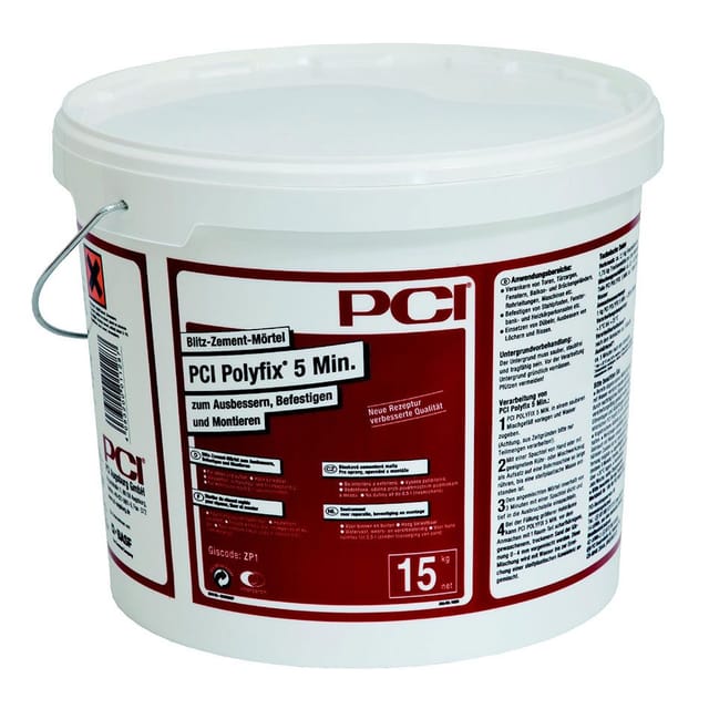 PCI - Polyfix 5min Blitz Zement Mörtel 15kg