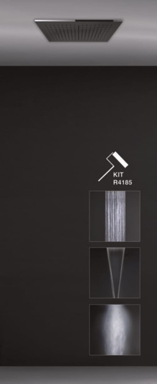 Minimali, Dusch-Einbau-System 505x305 Strahlart Regen, - Gessi