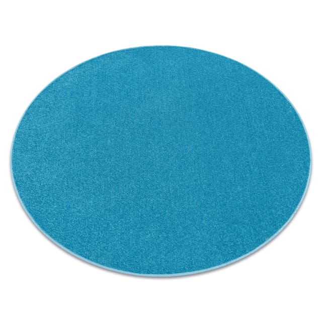 Teppich rund eton türkis blue rund 100 cm