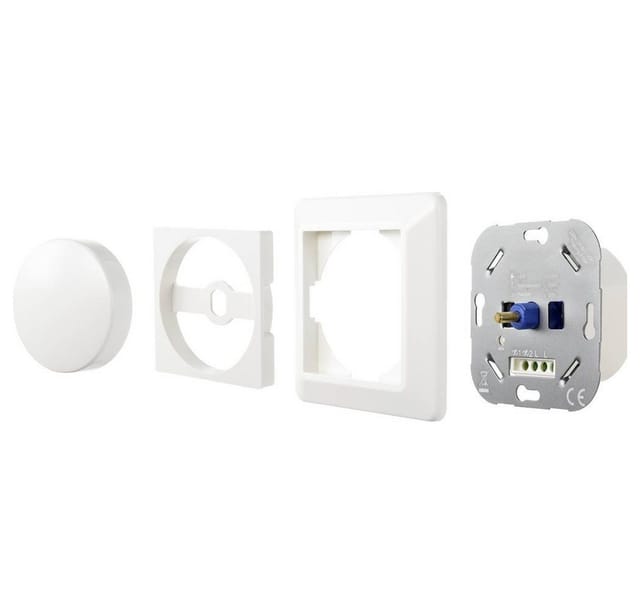 Sygonix - SY-4697882 Drehdimmer Geeignet für Leuchtmittel: Halogenlampe, LED-Lampe, Glühlampe