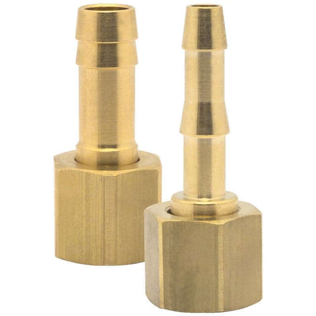 Schlauchtülle mit Überwurfmutter, ig 3/8, 9 mm, Messing, 1 Stk. Packung - sb - Elmag
