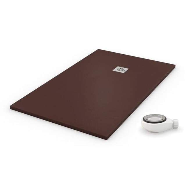 Extra flache Duschwanne natural Schokolade ral 8017 100x130