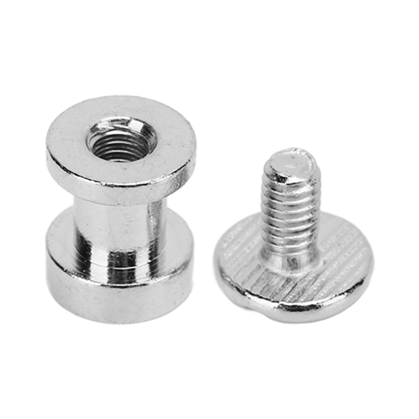 300er-set Diy-buchbindeschrauben, Doppellagig, Flacher Kopf, Glattere Kanten, Chicago-schrauben-sortiment Für Diy-kleidungstaschen, Silberfarben
