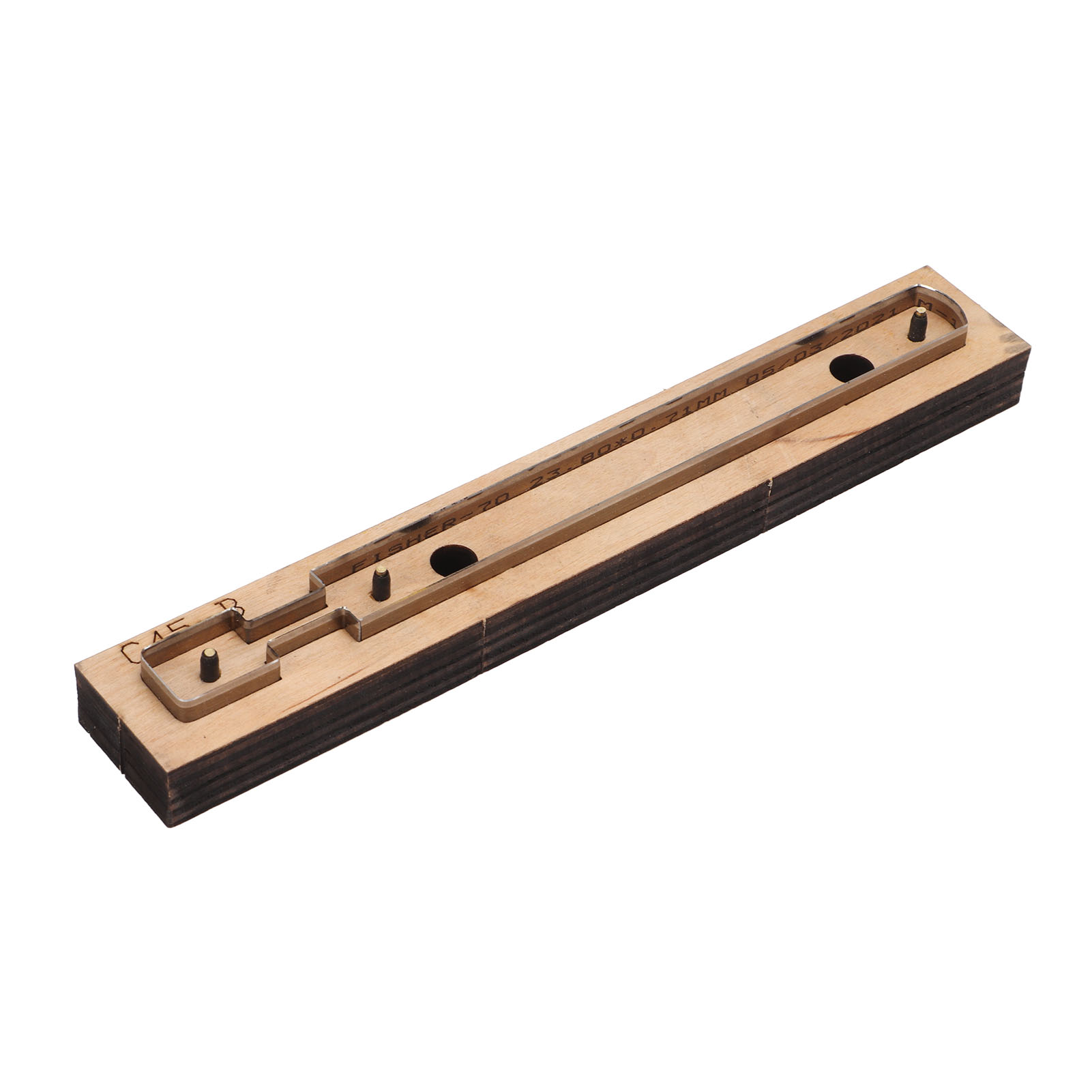 Lederstanzform C45b, Hochfeste, Scharfe, Wiederverwendbare Lederstanzform Mit Holzsockel Für Diy-lederarbeiten