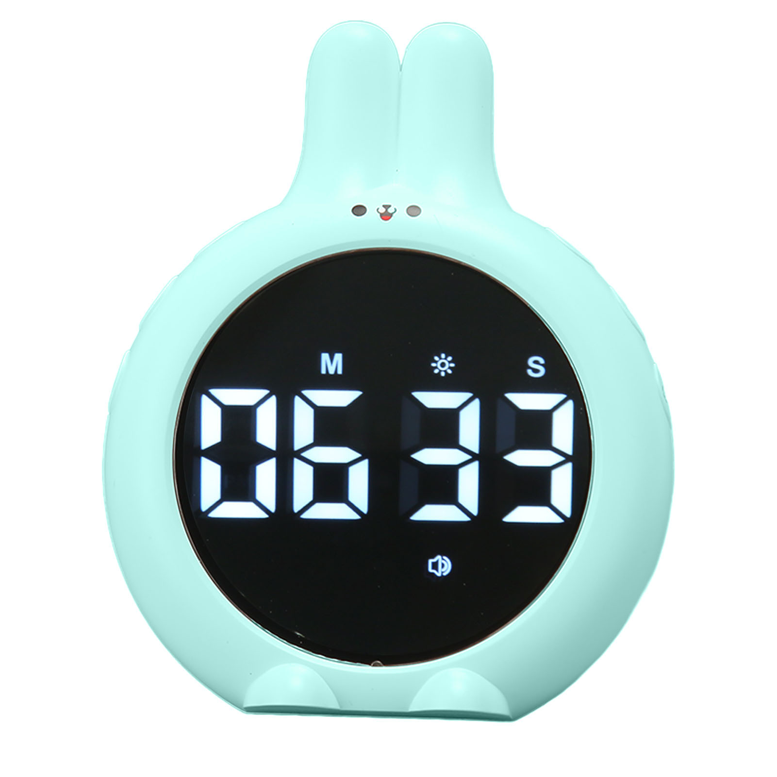 Kinder-timer-nachtlicht, Niedlicher Cartoon-hase, Digitaler Countdown-timer Für Kochen, Sport Und Fitness, Himmelblau