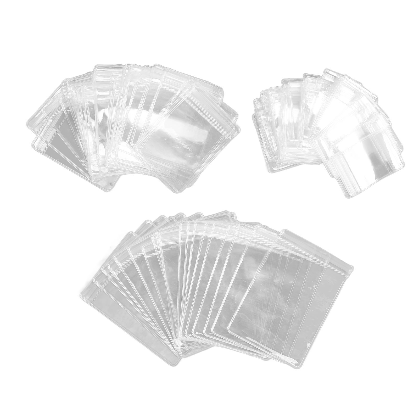 120 Stück Durchsichtige Schmuckbeutel Aus Verdicktem, Oxidationsbeständigem Pvc Mit Ziplock-verschluss Für Ohrringe, Ringe Und Schmuck