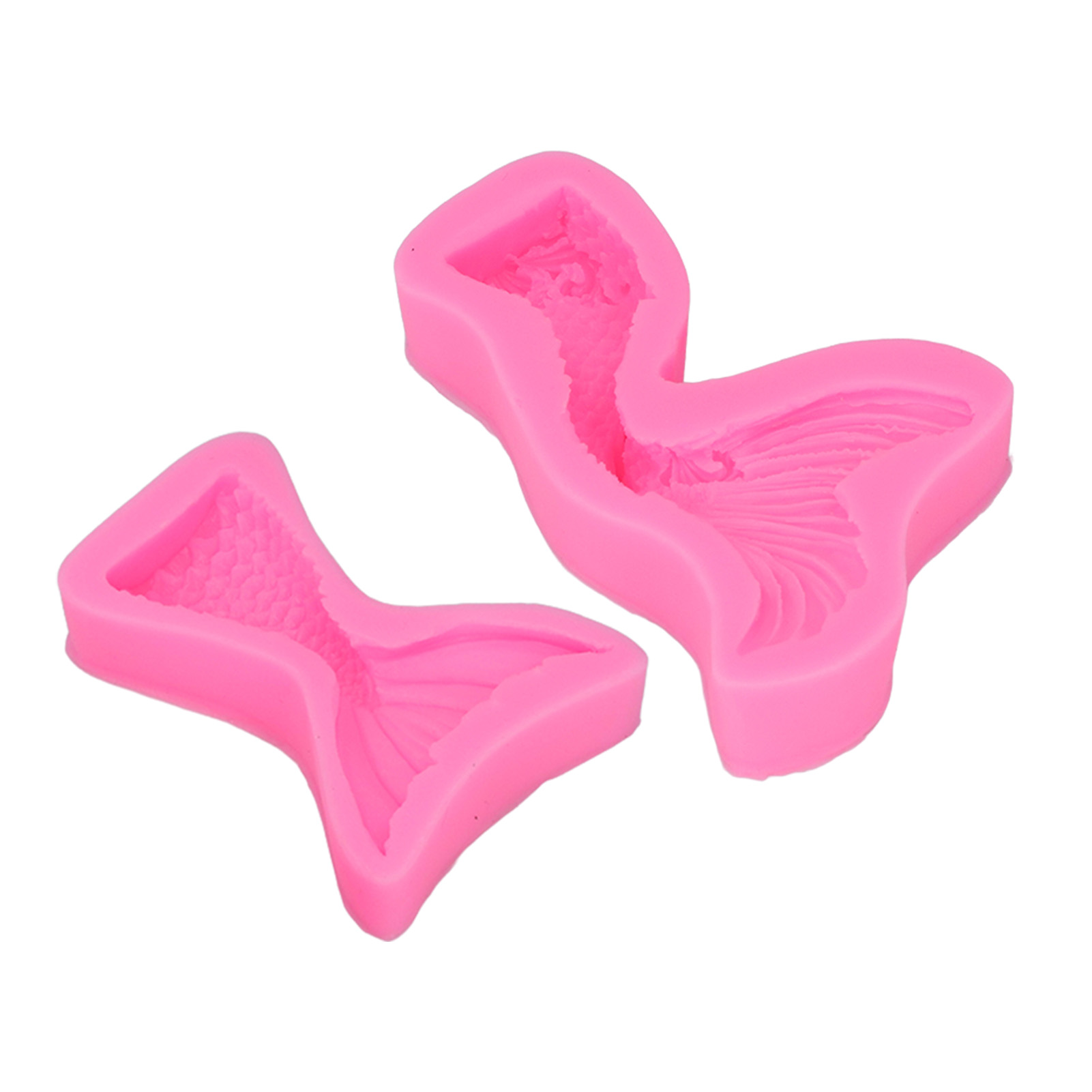Fondantformen 3d Prinzessin Fischschwanz Rosa, Abwaschbar, Leicht Zu Entformen, Diy Silikonformen Für Seifenherstellung Und Kuchendekoration