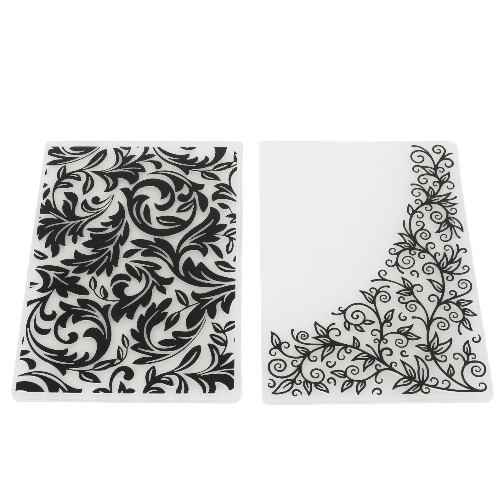Stück Prägefolder Aus Kunststoff, Blumen- Und Blättermotiv, Strapazierfähig, Einfache Handhabung, Vielseitig Einsetzbar