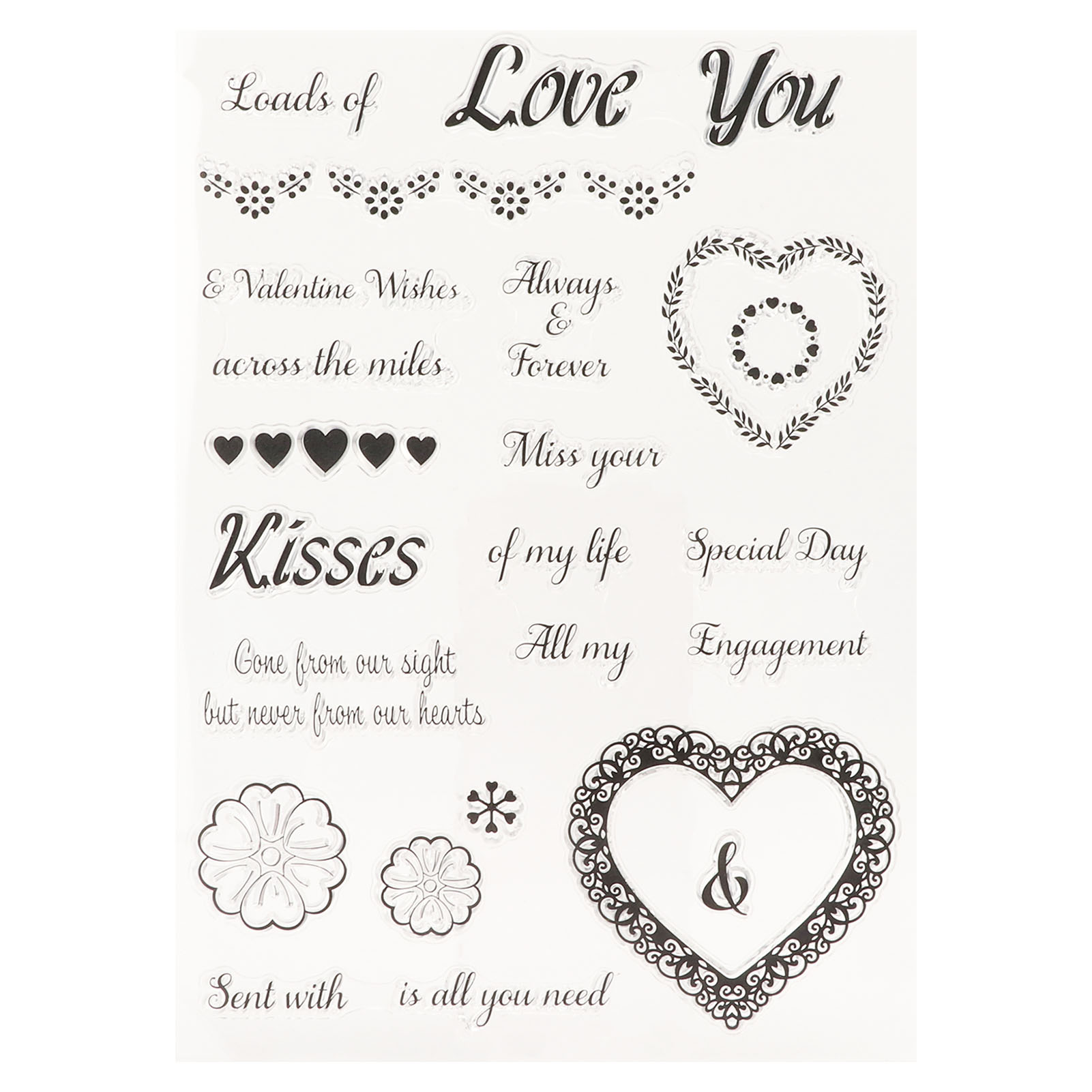 Klare Stempel Mit Stanzform Diy-kombination, Recycelbar, Transparente Stempel Für Kartenherstellung Und Scrapbooking