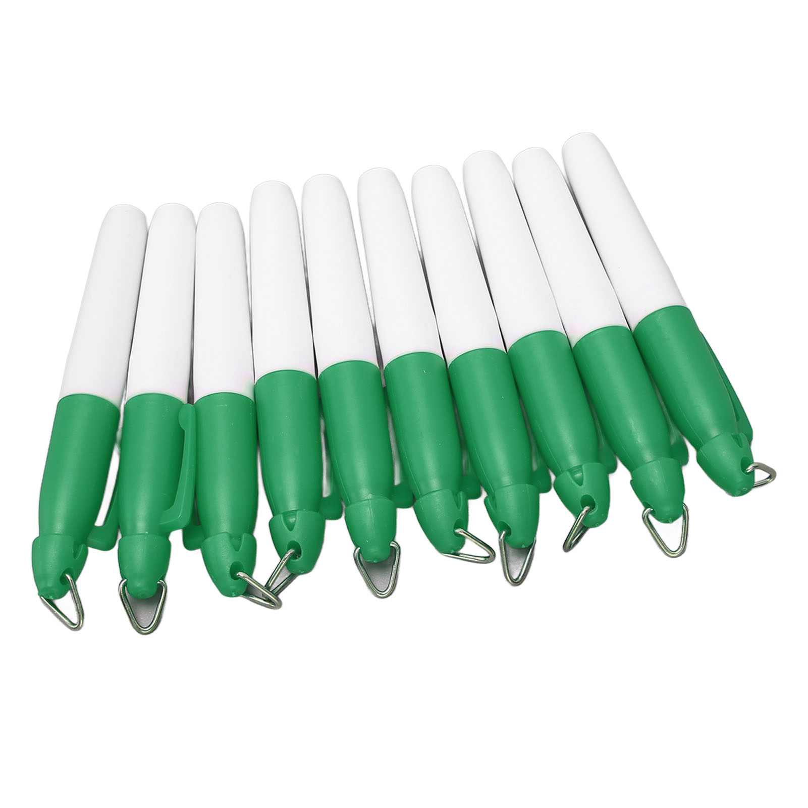 10 Golfmarker-stifte, Ölbasierend, Wasserfest, Tragbar, Balllinienmarker-werkzeug, Ballausrichtungswerkzeug Zum Zeichnen Und Ausmalen, Grün