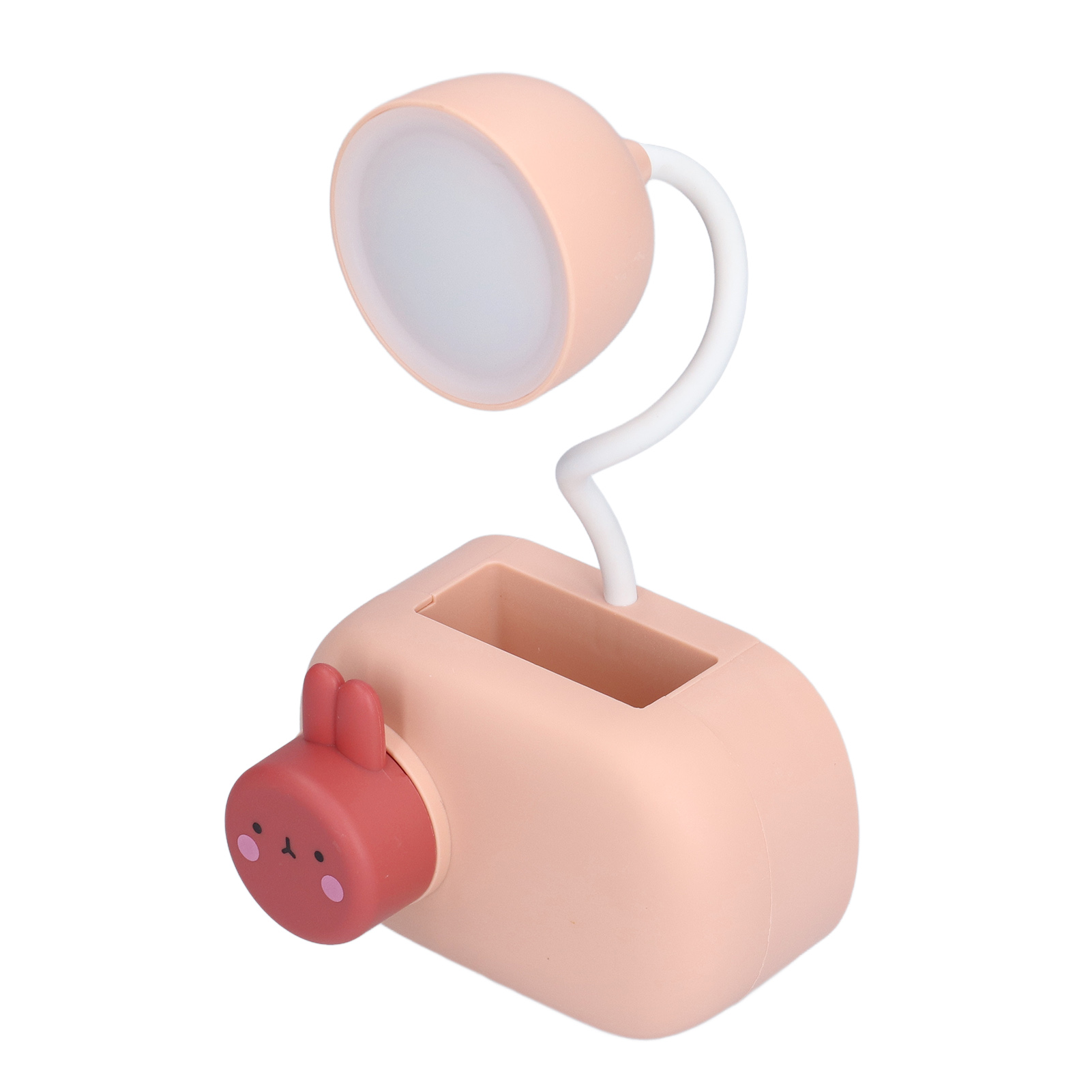 Led-schreibtischlampe Mit Cartoon-hasenmotiv, Multifunktional, Mit Anspitzer Und Usb-kabel, Für Arbeitszimmer, Schlafzimmer, Büro – Rosa
