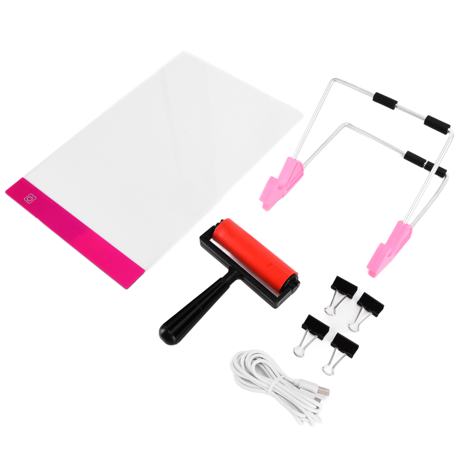 Led-leuchtplatte A4, Wiederverwendbar, Verstellbar, Für Strassmalerei, Mit Usb-kabel Und Halterungen Für Strassmalerei