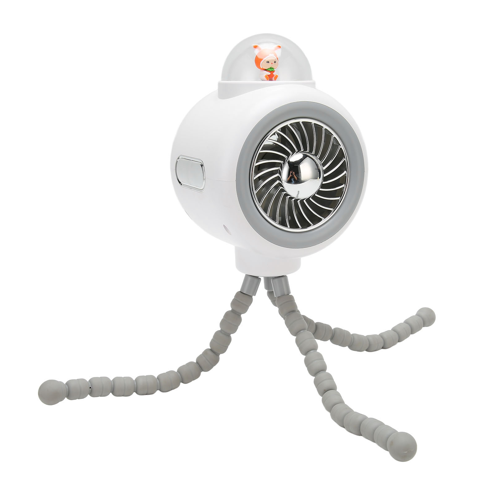Tragbarer Kinderwagenventilator Mit Flexiblem Stativclip, Wiederaufladbar, 4 Modi, 120°-drehung, Ideal Für Kinderwagen, Outdoor-aktivitäten Und Camping.