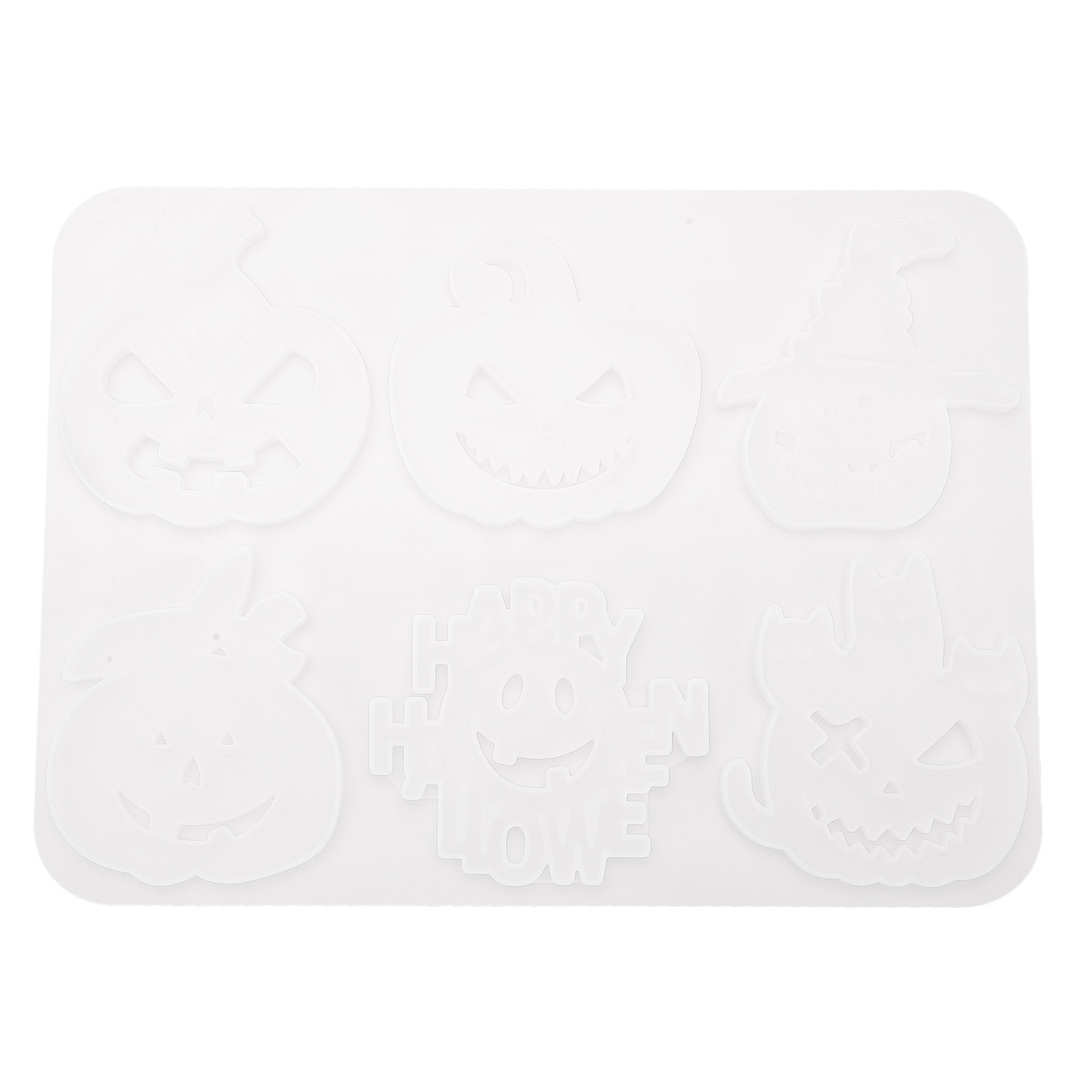 Halloween-silikonform, Tragbar, Lebensmittelecht, Flexibel, Antihaftbeschichtet, Vielseitig Einsetzbar, Kürbis-silikonform