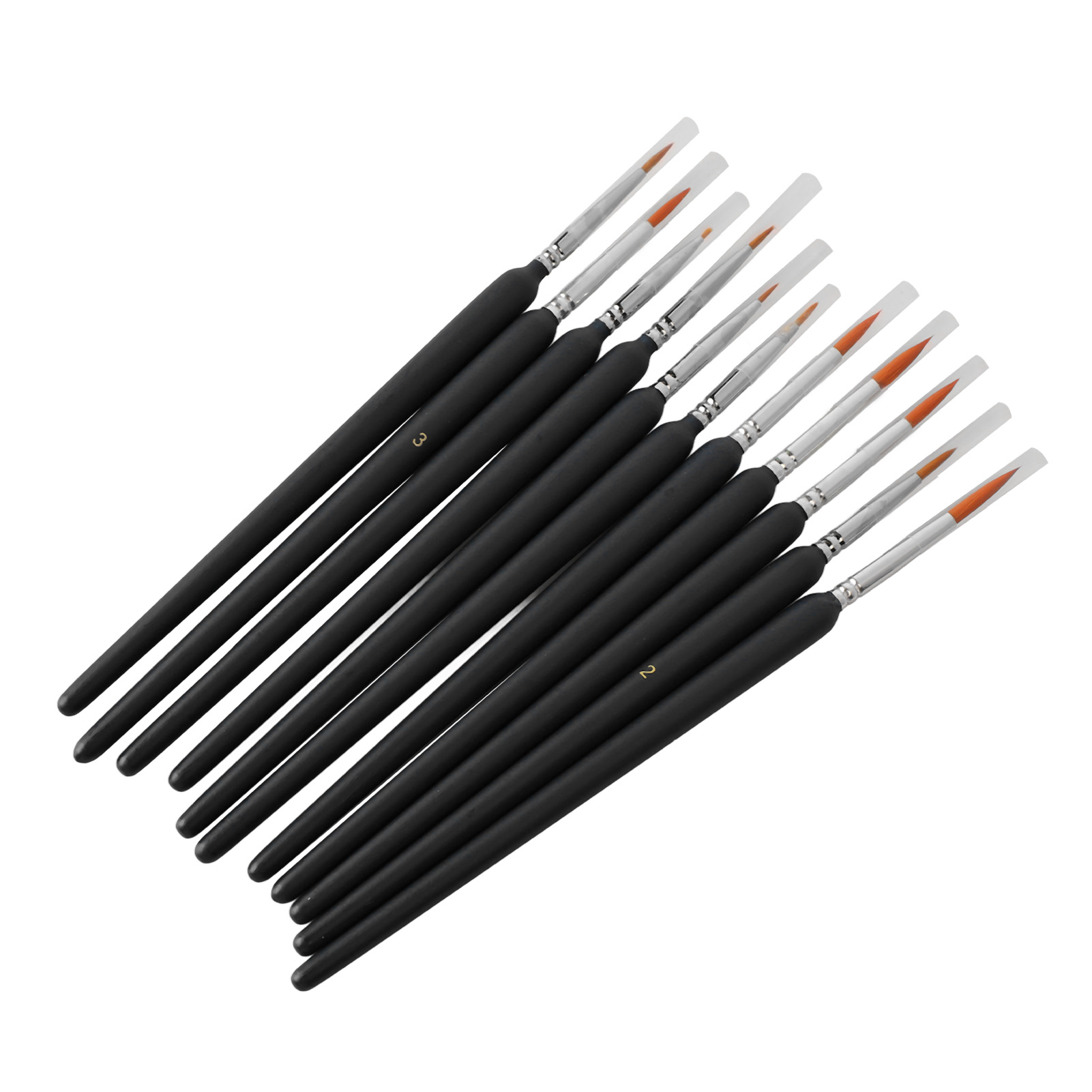 11-teiliges Aquarellpinsel-set Mit Wieselhaarpinseln Für Aquarell-, Acryl- Und Ölfarben – Ideal Für Kunststudenten Und Amateure