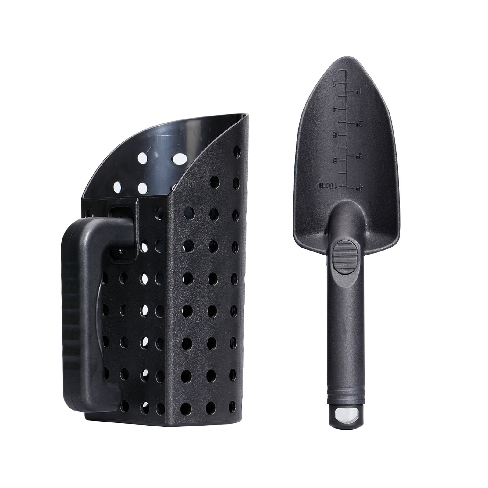 Tragbares Und Ergonomisches Sandschaufelset Aus Abs-kunststoff Für Die Metallsuche Und Schatzsuche.