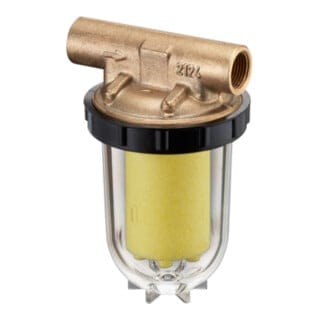 Oventrop - Oilpur e Heizölfilter-Einstrang 2x3/8' Innengewinde, Nickelsieb 100-150um