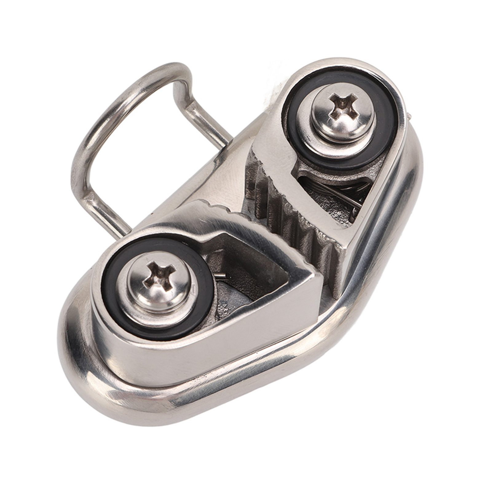 Hochglanzpolierte Klemme Aus Edelstahl 316 – Segelbootausrüstung, 10-mm-seil