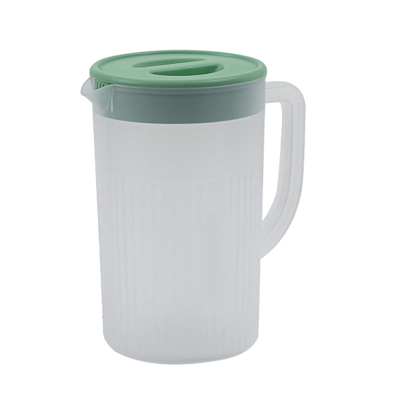 Große Kunststoffkaraffe Mit Deckel, Hitzebeständig, Für Kaltes Wasser, Säfte, Tee, Matcha Und Grünes Wasser.