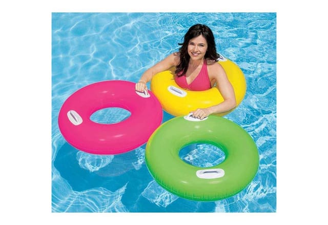 Intex Schwimmring 76 cm Rosa mit 2 Griffen