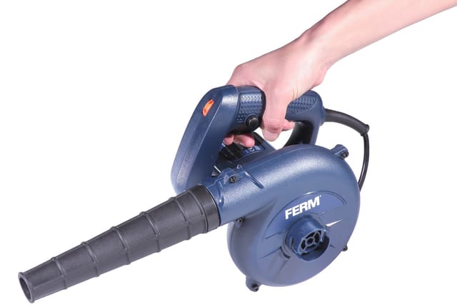 FERM Elektro Staubbläser 400W - Variable Geschwindigkeit - Inkl. Staubsack und 3m Kabel