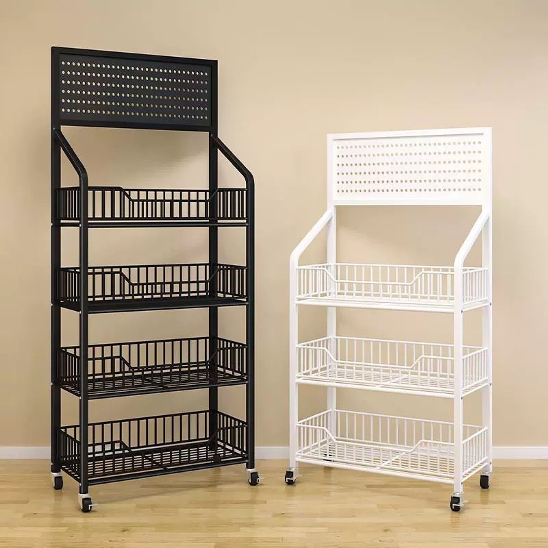 Rayonnage À Plusieurs Niveaux, Étagère De Supermarché, Présentoir Mobile Pour Supérette, Rayonnage Pour Boissons, Aliments Et Jouets