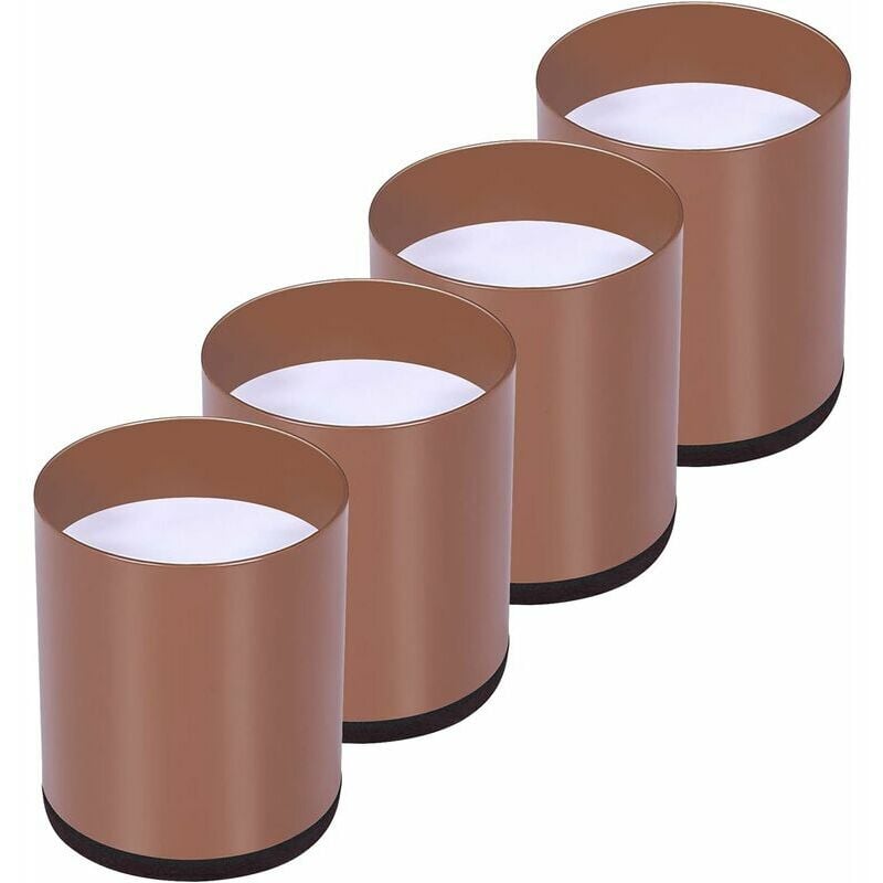 Lot De 4 Rehausseur Pieds De Lit Acier Carbone, Risers De Meubles Ajoutent Hauteur De 5cm,phe, Rehausseurs De Table, Chaise Ou Canapé, Gain D’espace