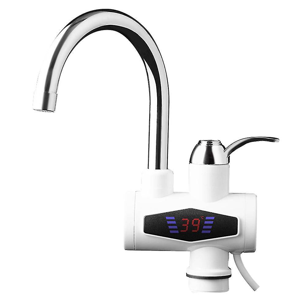 Instantaneous Hot Water Heater Digital Display Hot And Cold Water Tap Mixer Water Heater Faucet With Eu Plug For Home
