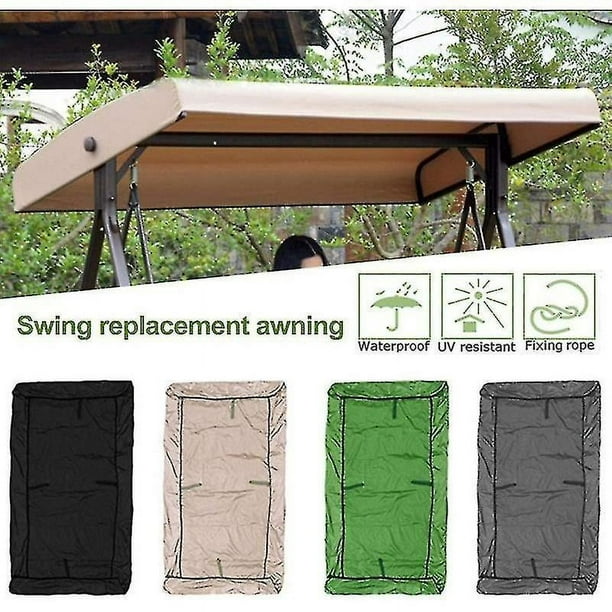 Replacement Roof Garden Swing Universal Swing Roof Porch Swing Bench Garden Lounger 2-3 Seater 191 X 120 Cmy