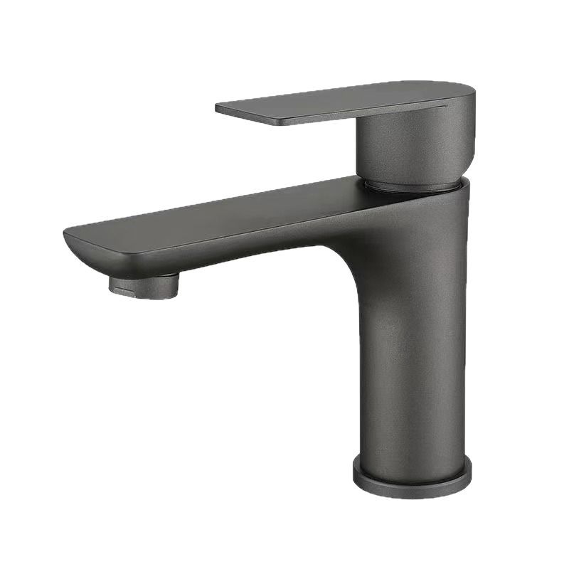 Grifo Lavabo De Baño Grifería Para Bañera Con Mango De Latón Cuadrado Mezclador De Lavabo Frío Y Caliente Con Palanca Simple