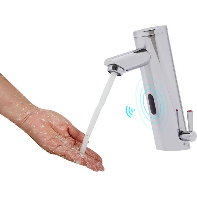 Robinet De Salle De Bain Électronique Automatique Sans Contact Avec Capteur Infrarouge, Mitigeur Intégré. (sku Produit : 98412436 Sku Offre : Mwj25.11.4-10)