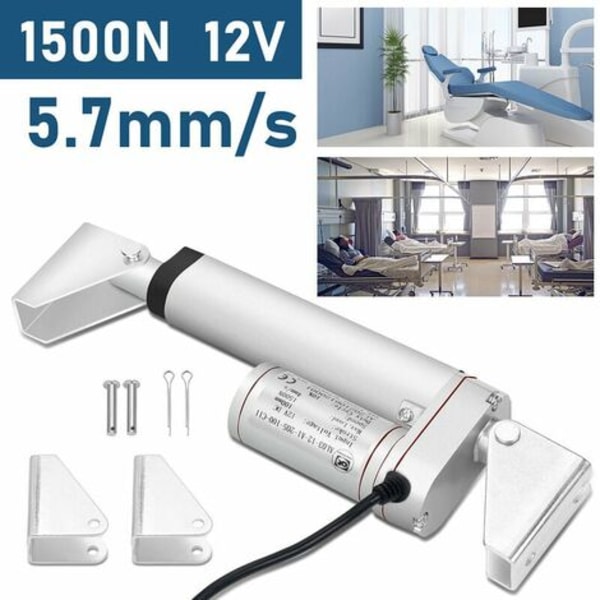 Linjärt Ställdon 12v Elektriskt Linjärt Ställdon Höghållfast 1500n 50 Mm Slaglängd - Silvergrå