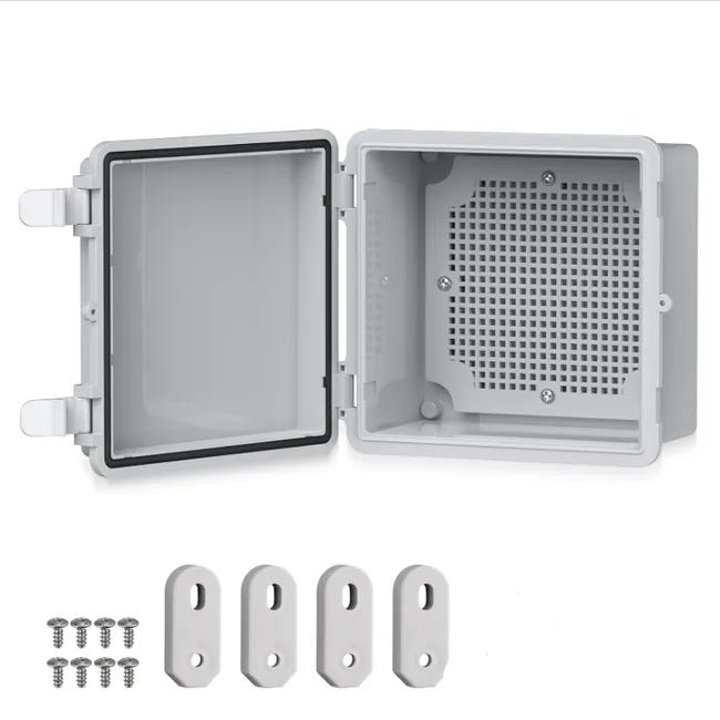 Coffret Electrique Etanche Exterieur En Abs Ip67 Étanche Avec Joint D'Étanchéité Intégré Résistant À 60kg(15x15x9cm)