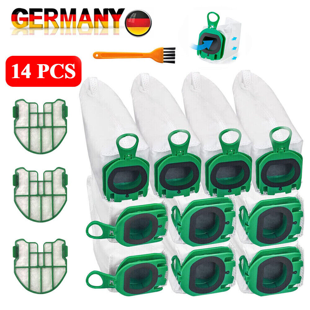 10tlg Vacuum Cleaner Bag For Vorwerk Goblin Vb100 Vb 100 Fp100 Fp 100 Vacuum Cleaner
