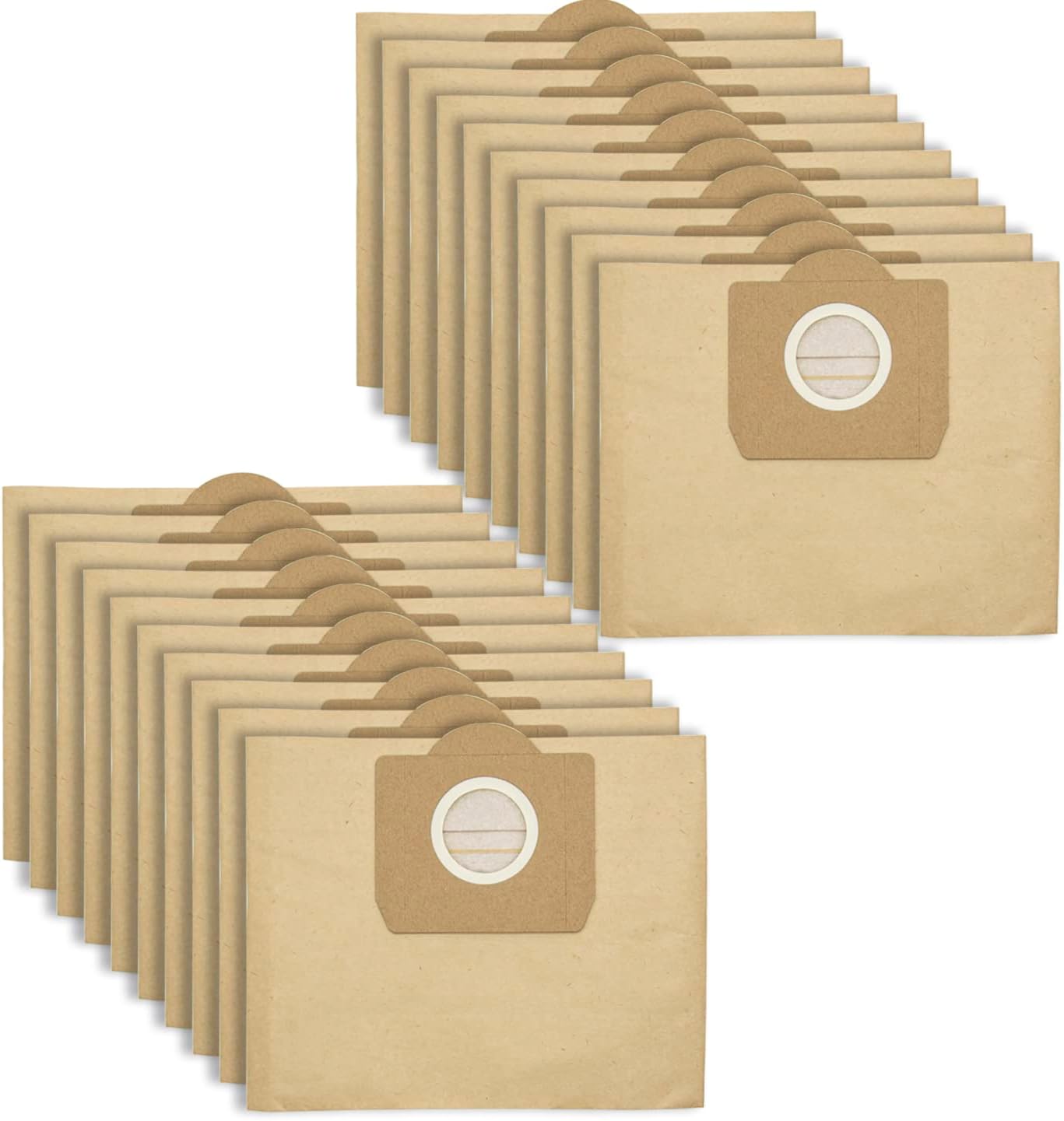 20 Sacs D'Aspirateur Pour Aspirateur Kärcher Wd3/mv3/2201/2204/2504,alternatives Pour Les Sacs Filtrants