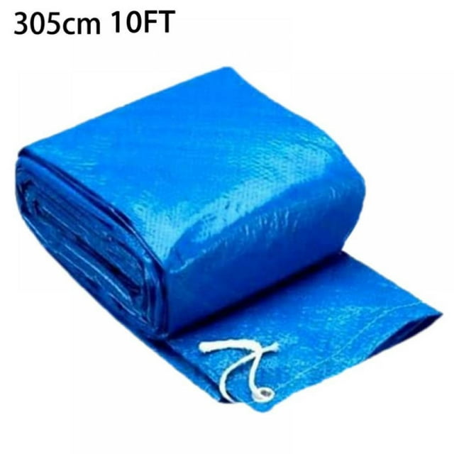 Round Pool Solar Cover For 6-12ft Above Ground Pools, Dustproof Prevent Leaves,dust And Debris In The Pool