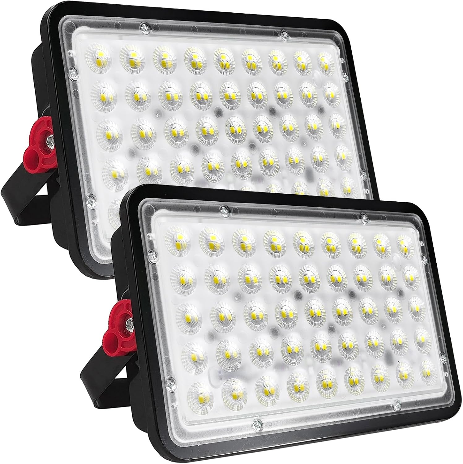 Projecteur Extérieur Led 100w Lot De 2, 10000lm Spot Led Extérieur Ip66 Étanche Projecteur Led Extérieur Projecteur Blanc Froid 6500k,exterieur