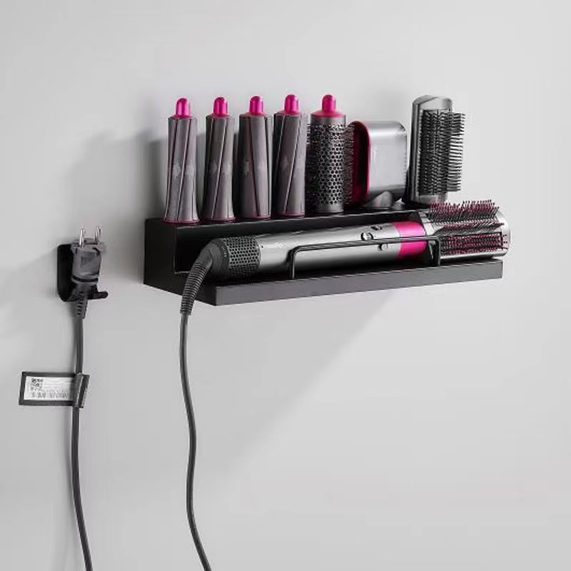 Support Mural Pour Sèche-cheveux Dyson Airwrap Styler Fer À Boucler Et 7 Accessoires, Kit De Rangement Mural En Acier Inoxydable 3813.87cm