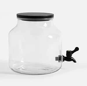 Getränkespender Glas 5200 Ml, Glasflasche Mit Mischbatterie, 5,2 Liter