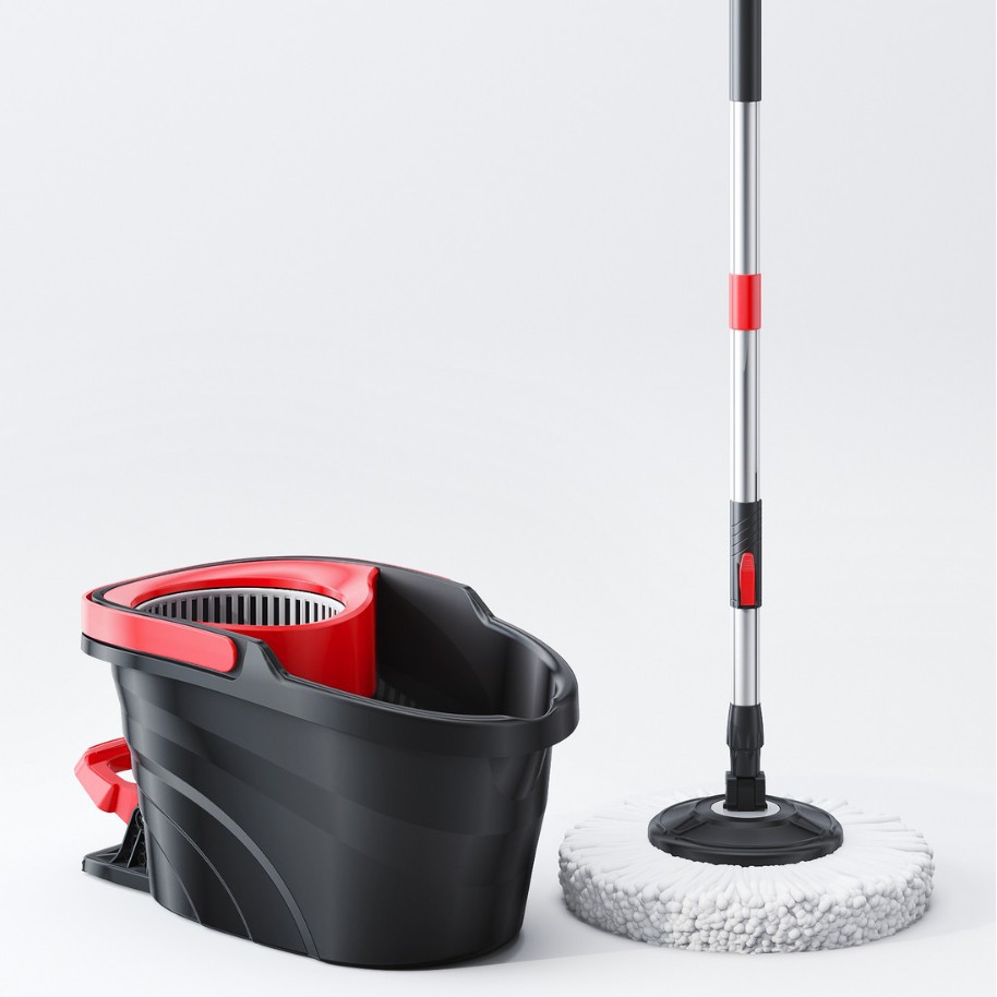 Ensemble De Balai Essoreur, Seau À Pédale, Balai Essoreur Pour Usage Domestique, Nettoyage Par Essorage, Balai Ménager